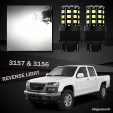 2 x White Backup Reverse Light 3157 3156 33SMD LED For 2004 - 2012 GMC Canyon