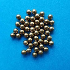  50 7/32" .21875 Precision Brass Balls C260 Brass Ball Grade 200, /-0.001"