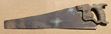 Great  ANTIQUE DISSTON 22" D-7 Straight Back Hand Saw 1917-1940 PHILA Medallion
