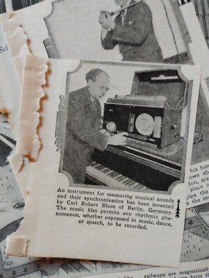 Sk94 Ephemera 1927 Bild Carl Robert Blum Berlin 