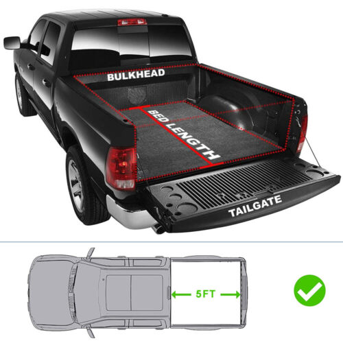 Tri-Fold 5FT Hard Tonneau Cover For 2005-2015 Toyota Tacoma Truck Bed Waterproof - Picture 2 of 10
