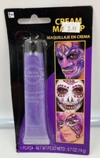 Amscan PURPLE Cream Makeup Costume Accessory 0.7 oz.
