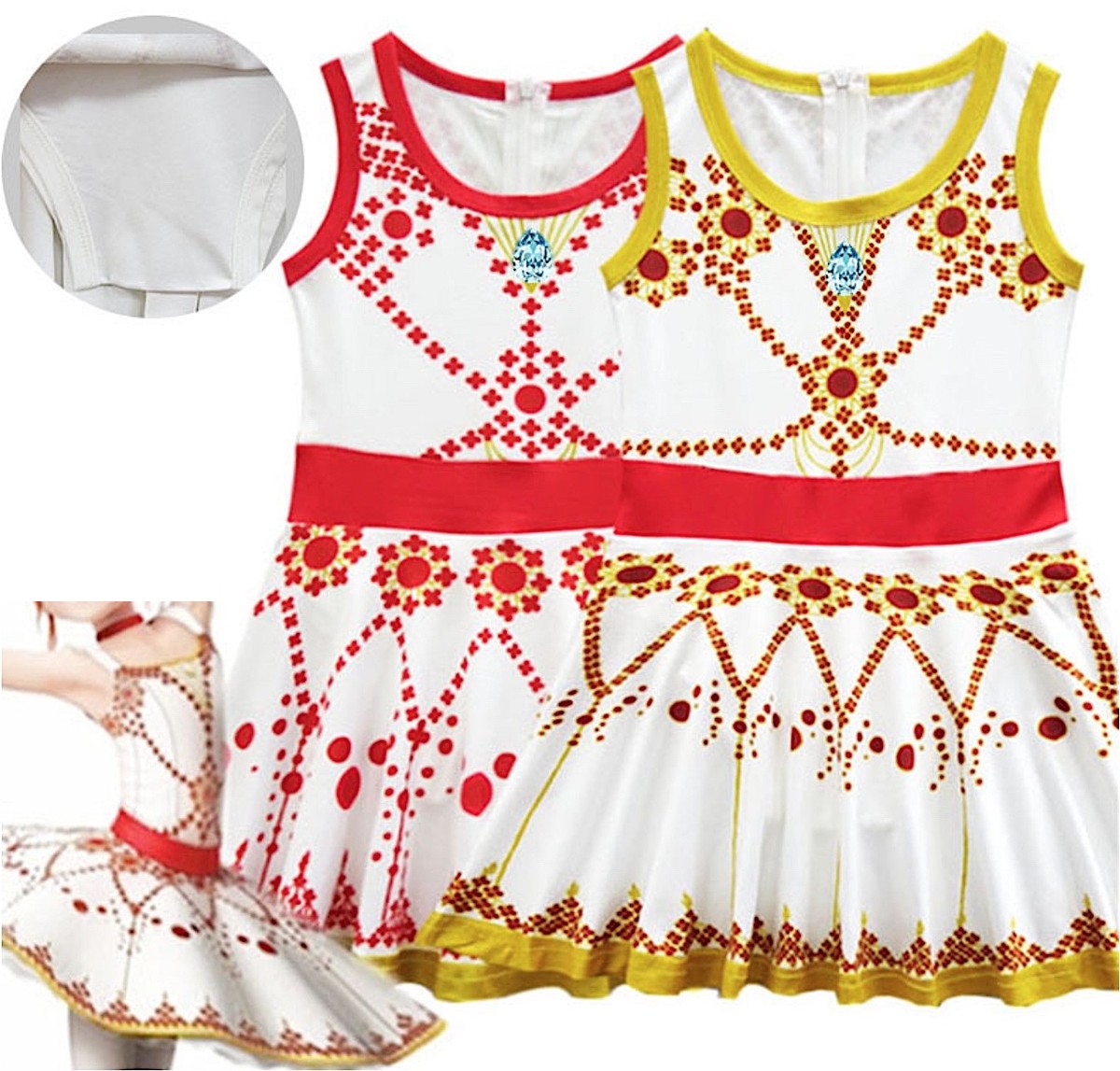 Simile Ballerina Felicie Vestito Body Bambina Girl Body Suit Dress