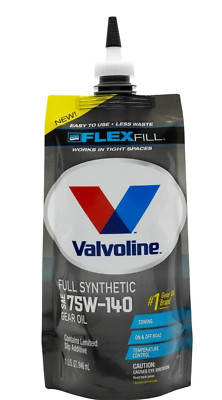 4 PACK ..Valvoline 889787 Full Synthetic 75W140 Gear Oil, 4 Quarts