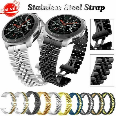 For Huawei Watch 3 Pro GT 3 46mm 42mm/GT 2/2E 2 Pro Stainless Steel Band Strap 