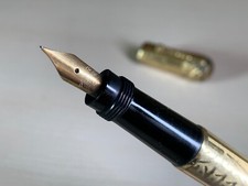 Penna Stilografica Antica ELECTA (pennino PENCO) in ORO 18KT - Introvabile !