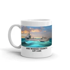 Navy Emporium USS Washoe County LST-1165 Coffee Cup Mug