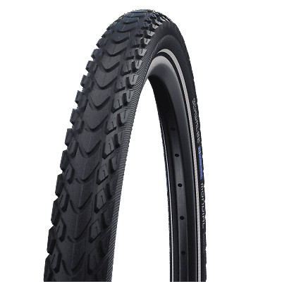 Schwalbe Marathon Mondial DD, RaceGuard, 57-622 Drahtreifen, E-50 - schwarz/refl
