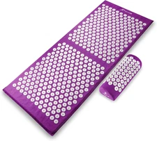 Prosourcefit Acupressure Mat and Pillow Set for Back/Neck Pain Relief and Muscle