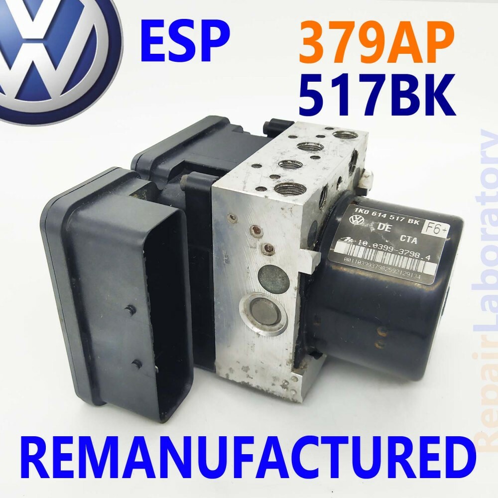 ✓ReBuilt✓ 2009-10 VW AUDI SEAT SKODA ABS/ESP pump 1K0907379AP 