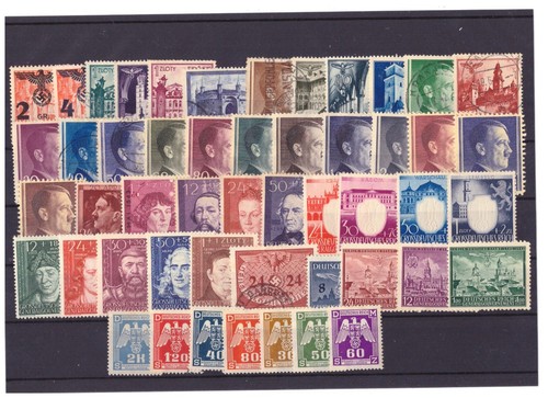 Lot 50 Stamps Germany Occupations Bohemia and Moravia Poland Q1644