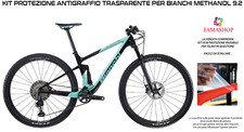 KIT PELLICOLA PROTEZIONE TRASPARENTE PER TELAIO BICI BIANCHI METHANOL 9.2 MTB
