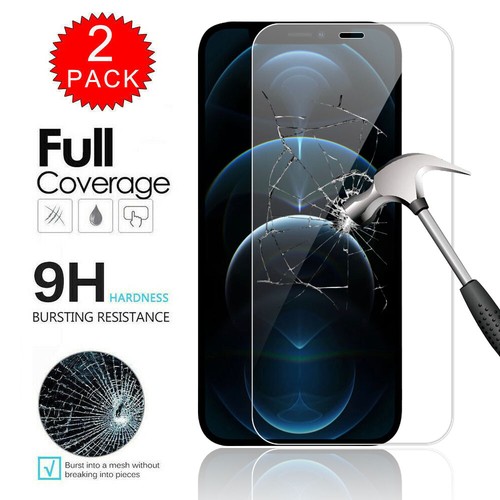 For iPhone 15,14 Pro Max Plus 12 13 Full Cover Tempered Glass Screen Protector - Picture 23 of 48