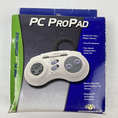 Vintage InterAct SV-255 IBM PC Propad Gameport Game Pad Controller New In Box