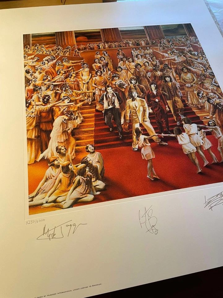 Litografía de The Rolling Stones It's Only Rock and Roll numerada edición oficial Foto 2 de 4