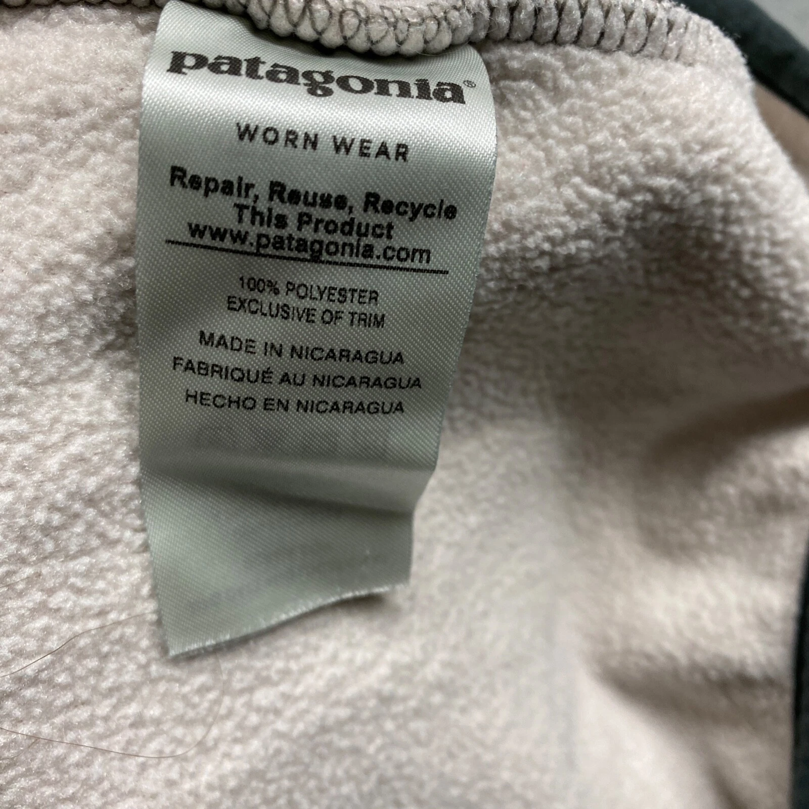patagonia t snap pullover synchilla fleece jacket