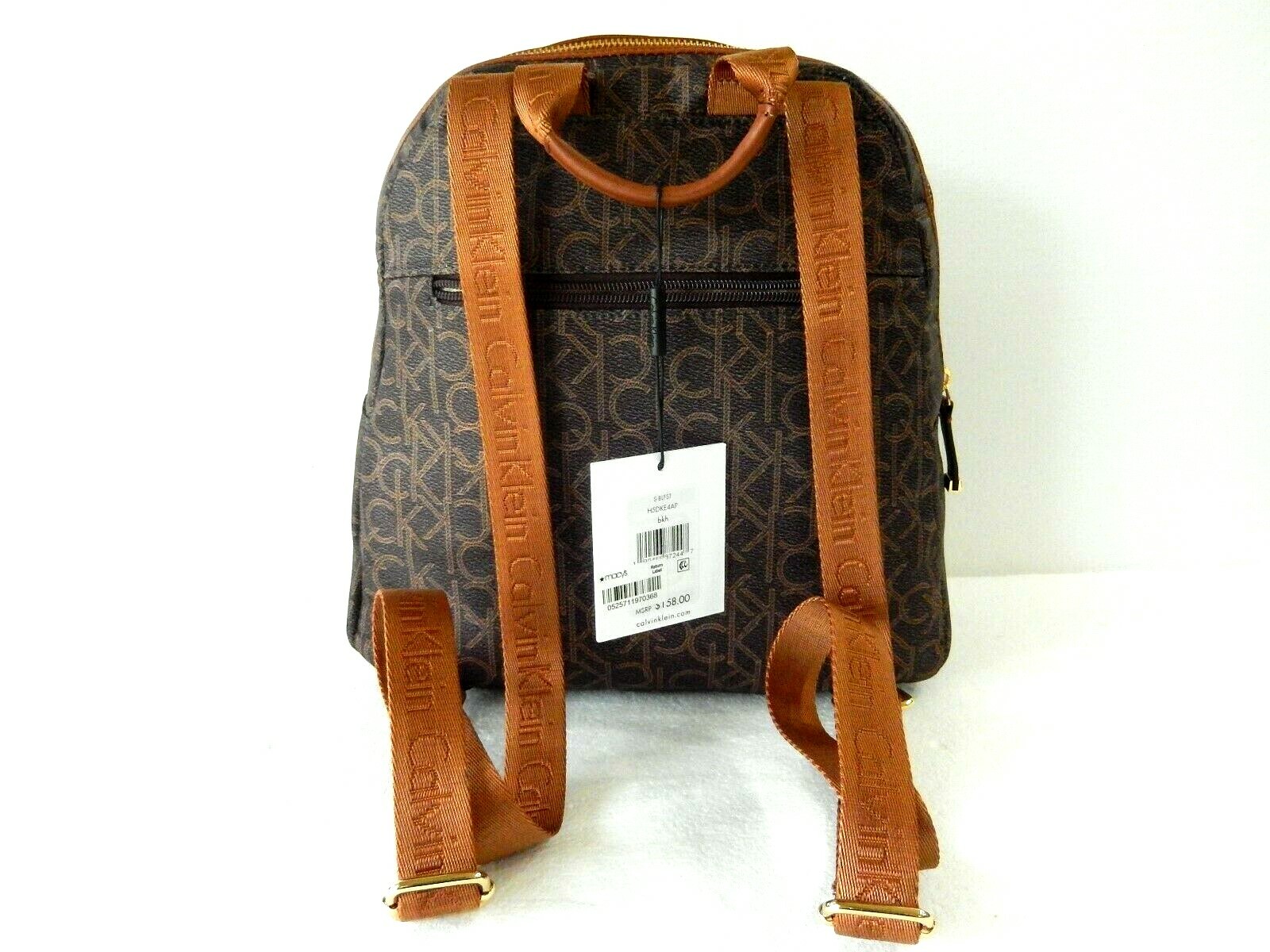 calvin klein key item signature backpack