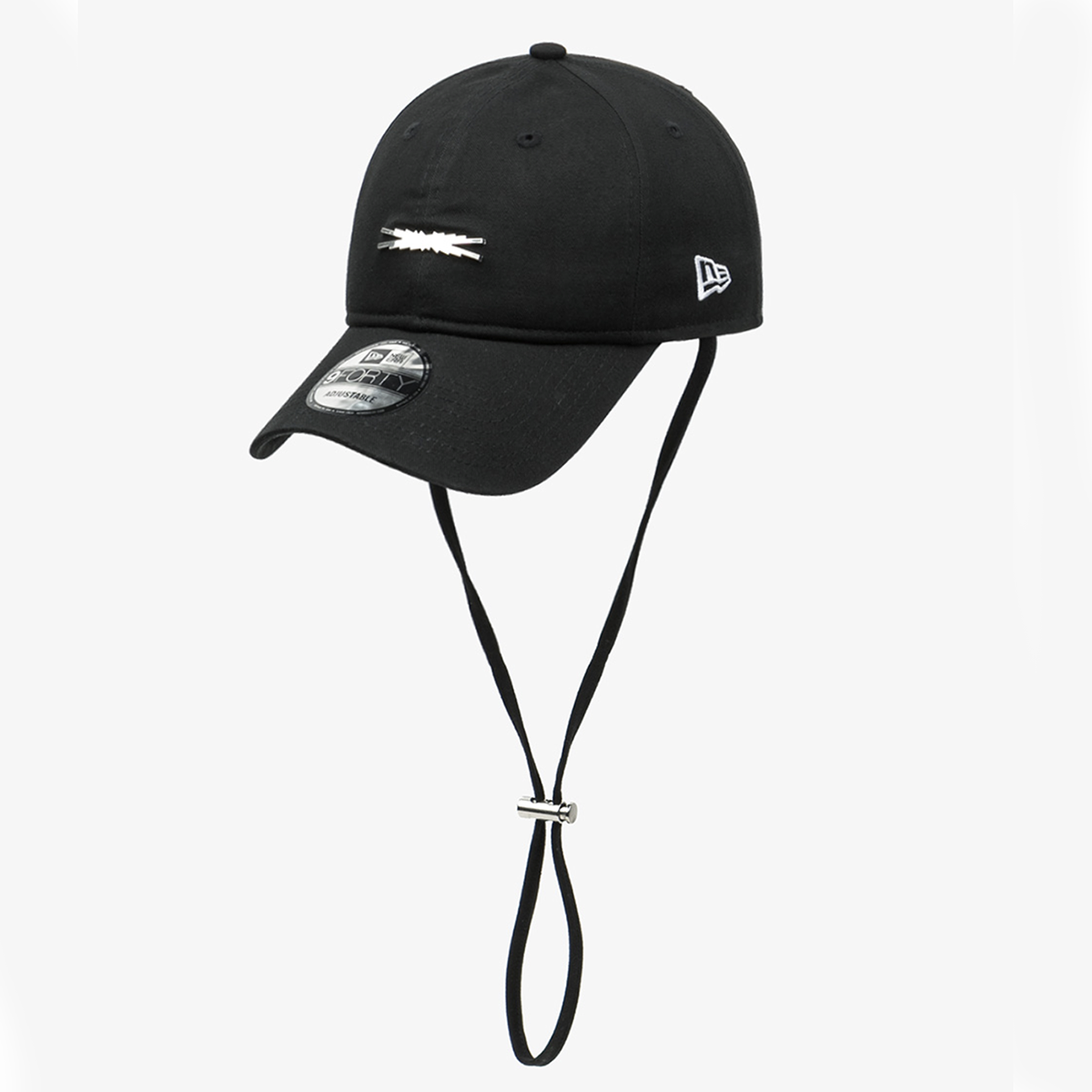 New Era x LE SSERAFIM Metal Ball Cap, Black (100% South New Era x LE SSERAFIM Metal Ball Cap, Black (100% South