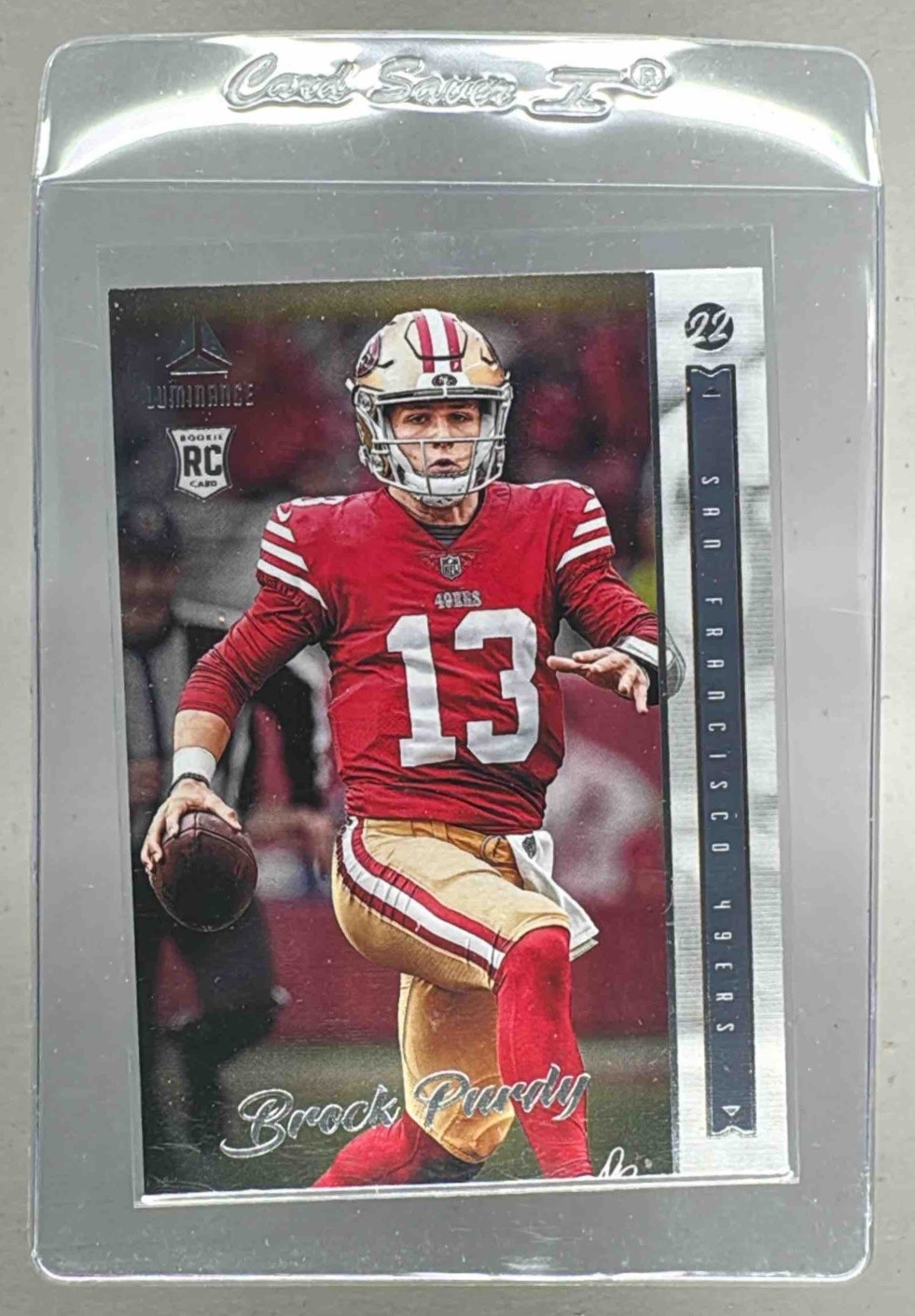 Brock Purdy 2022 Panini Chronicles #213 Luminance Update Rookies Rookie RC