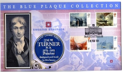 The Blue Plaque Collection - JMW Turner - Artist Cover - Perfect Limited Edition