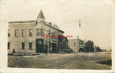 WI, Muscoda, Wisconsin, RPPC, Wisconsin Avenue, West Side, Photo