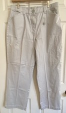 NWOT LL Bean Khaki/Beige Flat Front Classic Fit Pants - Women's size 14/16 Reg