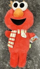 Sesame Street ELMO Baby's First Plush 16  Stuffed Animal Rattle NWT