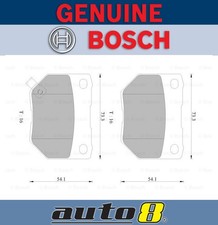 Bosch Rear Brake Pads for Nissan Skyline Gt-R  2.6L Petrol RB26DETT 1989 - 1993