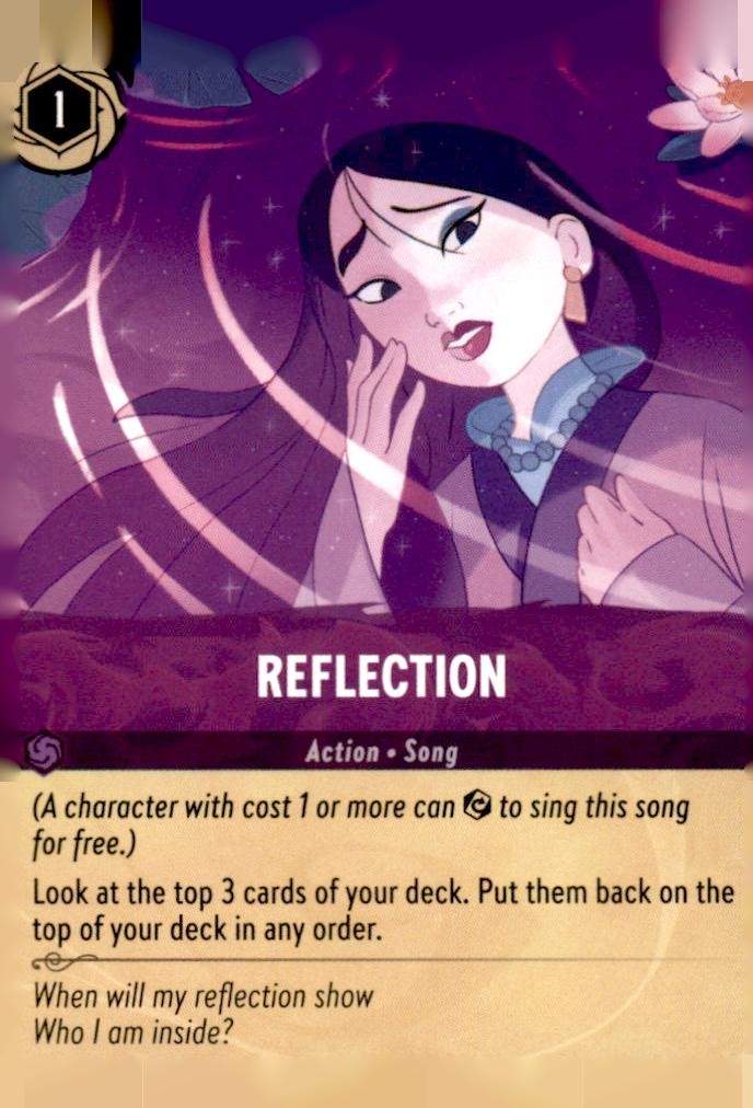 Reflection 65/204 Uncommon The First Chapter Lorcana Near Mint