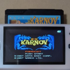 Namco Series Famicom Fc Cartridge Tested Karnov Dig Dug Sky Kid Romance