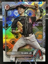 2025 Bowman YU-MIN LIN 1st Bowman Retro Logo Foil SSP