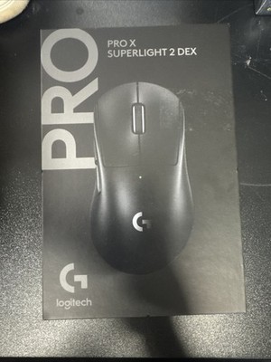 Logitech Pro X Superlight 2 DEX Lightspeed Gaming Mouse - Black - 910-007328