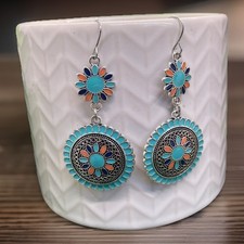 2.5  Earring Set Bohemian Retro Tribal Ethnic Dangle Drop New Free Ship B8865
