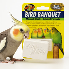 Zoo Med Bird Banquet Original &ndash; Kalkblock mit K&ouml;rnern f&uuml;r Papageien 28 g