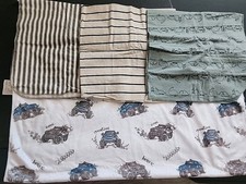 Lot Of 4 Lightweight Baby Blankets Wraps Different Sizes  Brands. Smoke Free
