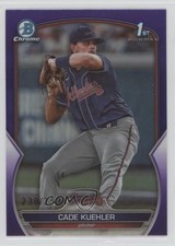 2023 Bowman Draft Chrome Purple Refractor 238/250 Cade Kuehler #BDC-21 0rf