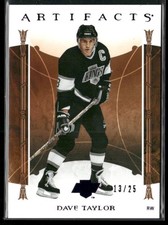 2022-23 Upper Deck Artifacts Dave Taylor Purple /25 #165 Los Angeles Kings