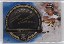 2021 Topps Five Star Golden Graphs Blue 15/20 Jose Canseco #GG-JC Auto 0w3