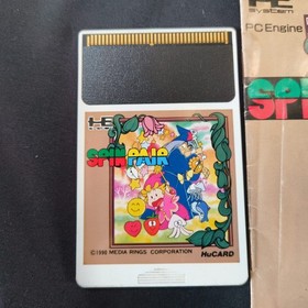 SPIN PAIR NEC PC Engine TurboGrafx-16 PCE game with Manual, Working, Japan