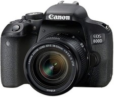Canon EOS 800D Digital SLR with 18-55 is STM Lens Black International Model 