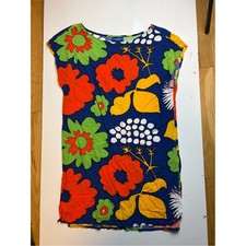 Marimekko Target floral shift tunic mini dress sz S