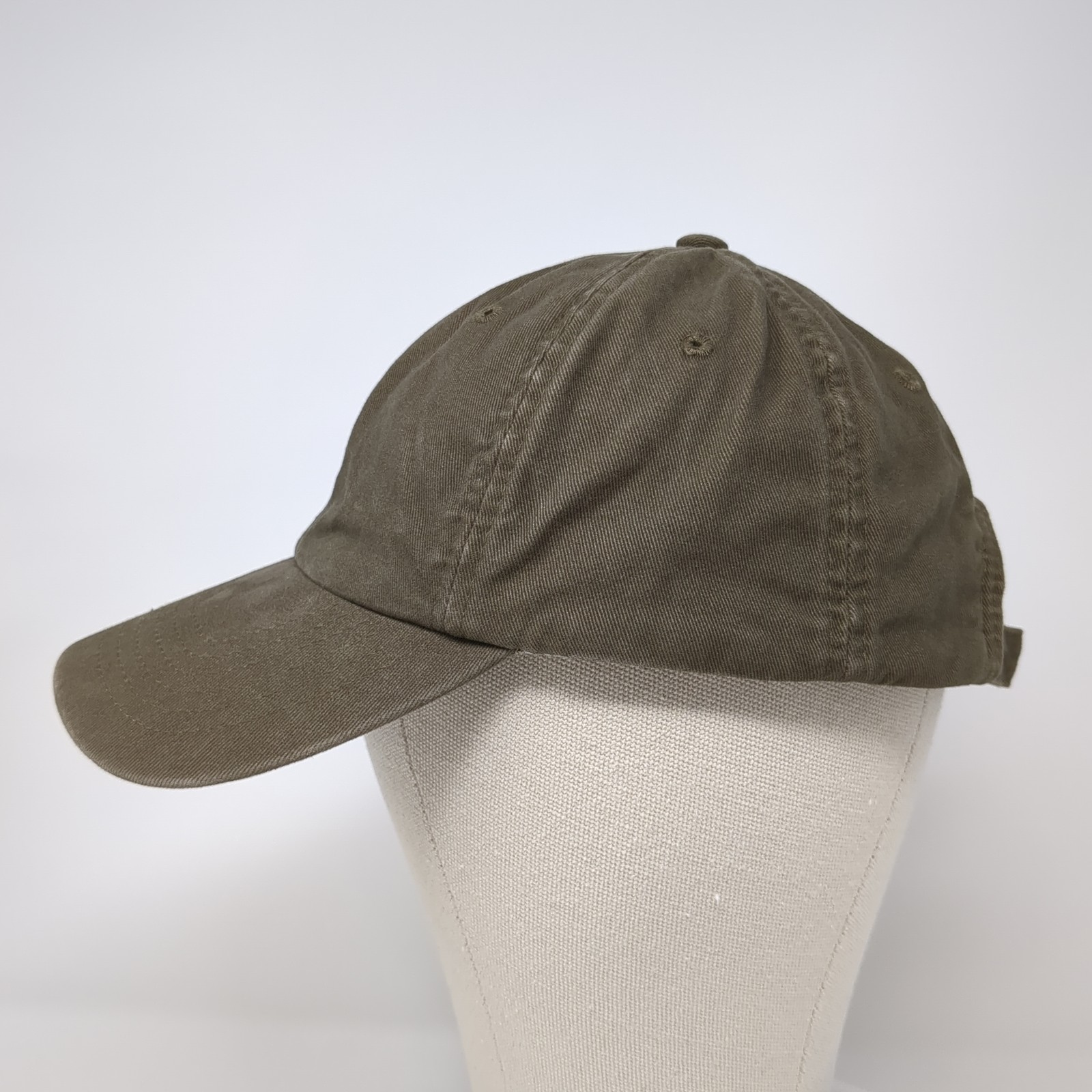 Unbranded Slideback Hat Brown Solid One Size Adju… - image 3