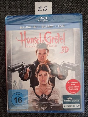 Hänsel & Gretel: Hexenjäger - 3D + 2D # BLU-RAY+DVD- NEU OVP.