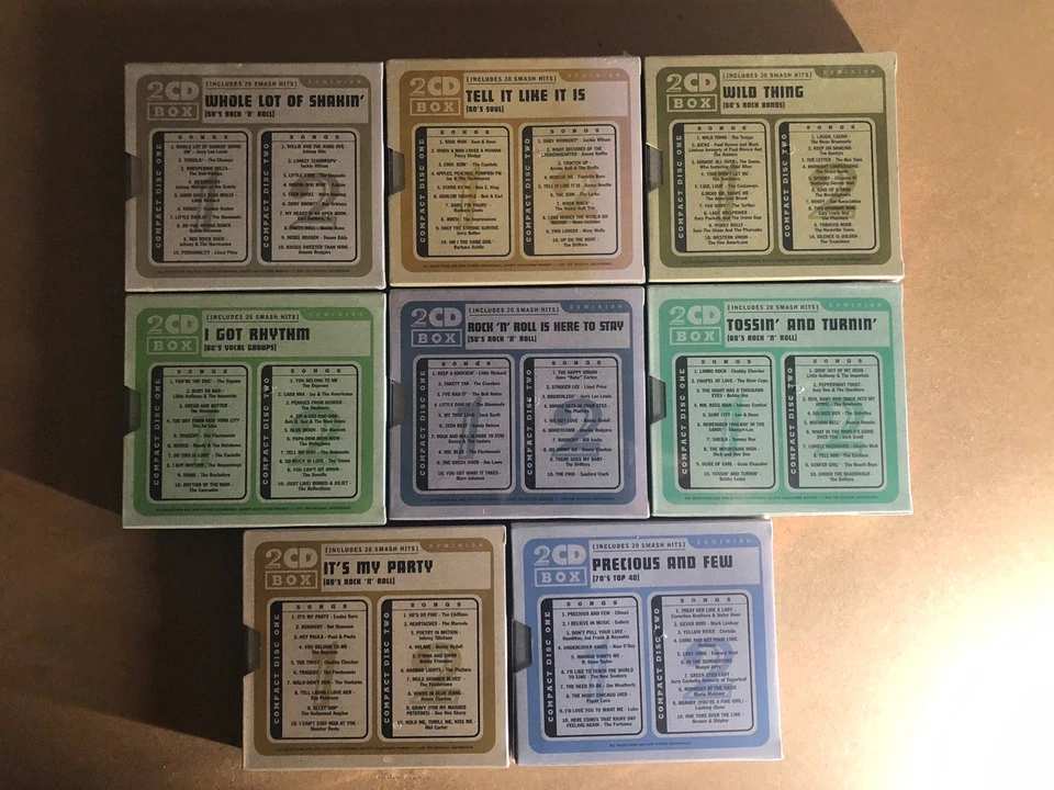 8 50s 60'S 70s 2 CD BOX SETS It’s My Party Wild Thing Tossin’ And Turnin’ - Image 2 of 2