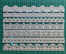 Metal Cutting Dies Lace Borders Edge Stencil for Card Making Scrapbook DIY