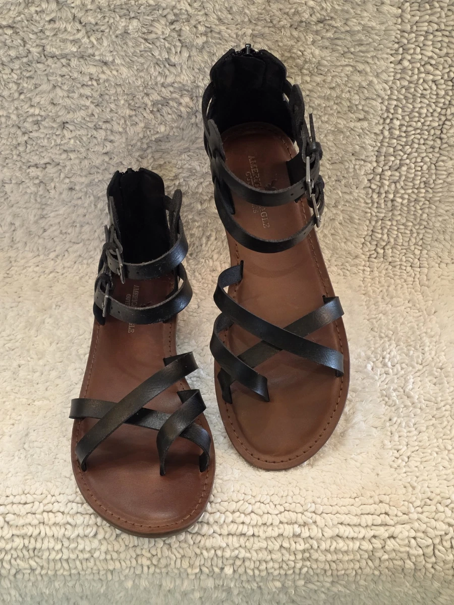 Zip Faux Leather Sandals for Women for sale | eBay
