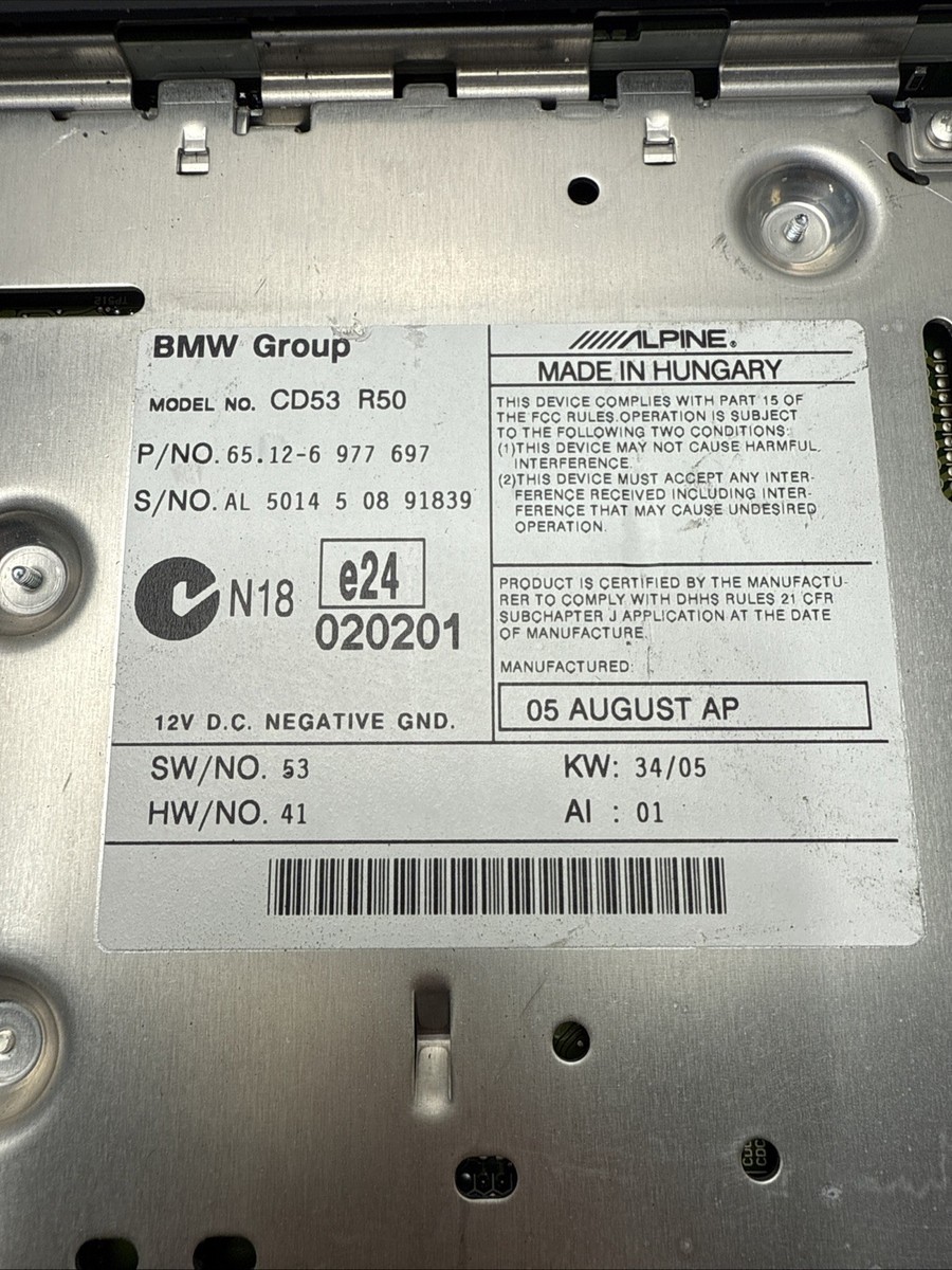 Alpine CD53R50 for sale online | eBay