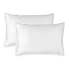 Queen Pillowcases by , Genuine 100 Organic Viscose 2 Queen Pillowcases White