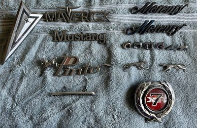 VTG Mercury Cougar XR7, Maverick, Pinto, Pontiac Emblems