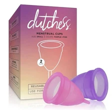 Dutchess Menstrual Cup Size Regular - Purple & Pink NWT
